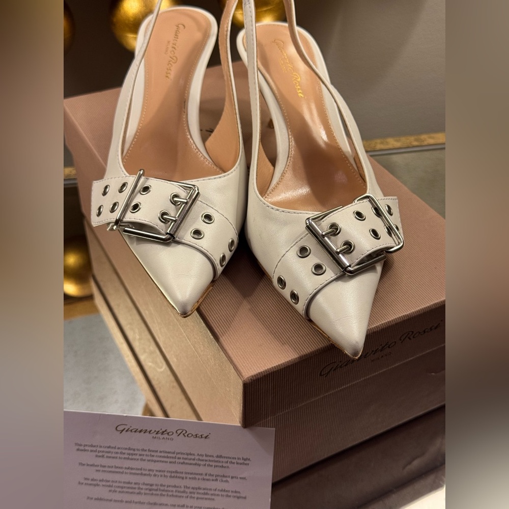 Gianvito Ross Milano Leith Slingback Pumps - Picture 9 of 9